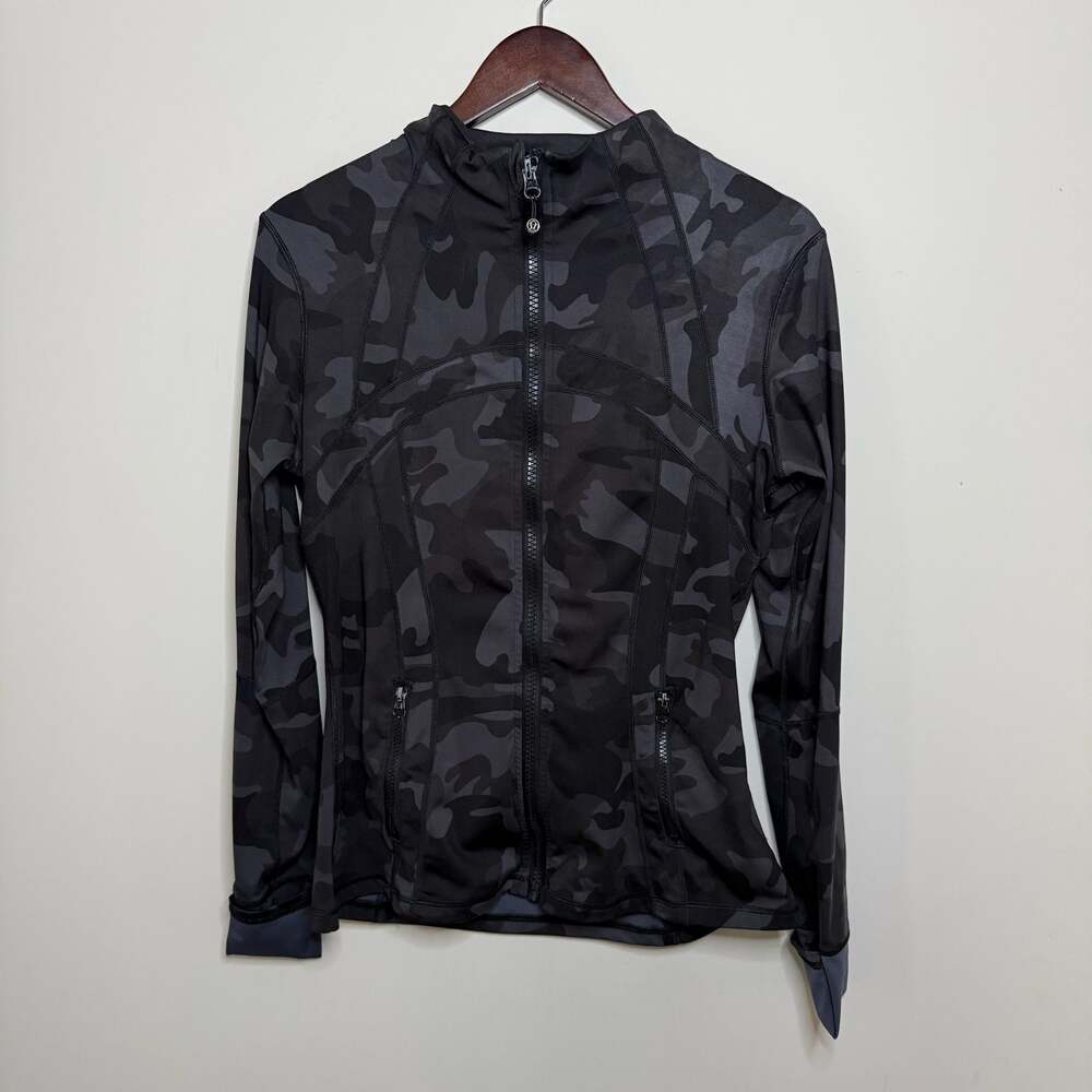 Lululemon Define Jacket Heritage 365 Camo Deep Coal Multi Size 12